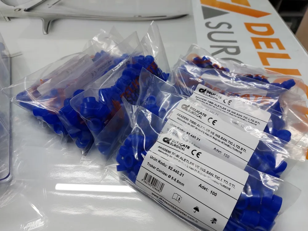 Trocar valve 100 Pcs surgical instrument Trocar Cannula Seal Plastic Trocar Washer 5 mm 10 mm Surgical Instrument