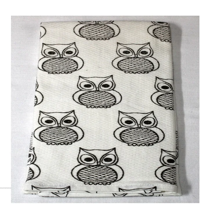  Экологичные наборы кухонных полотенец хлопковые махровые дизайнерские полотенца с принтом от производителя