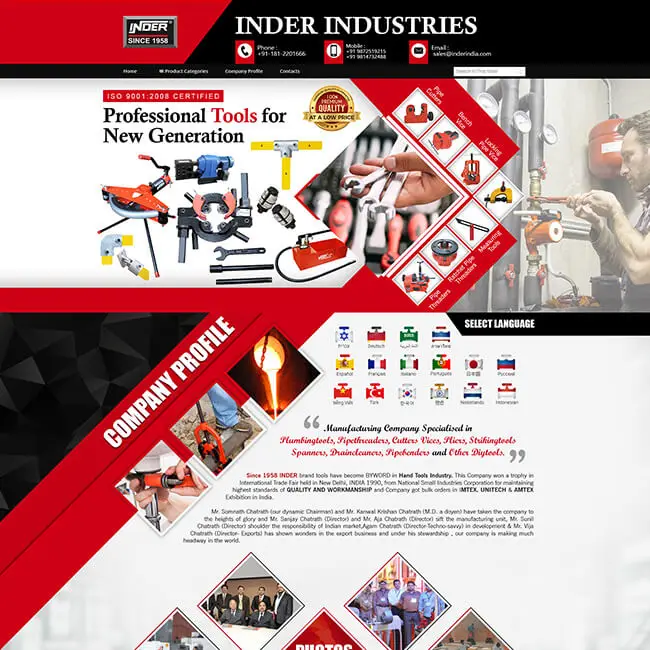 
Customized Alibaba Minisite Design Developer in India 