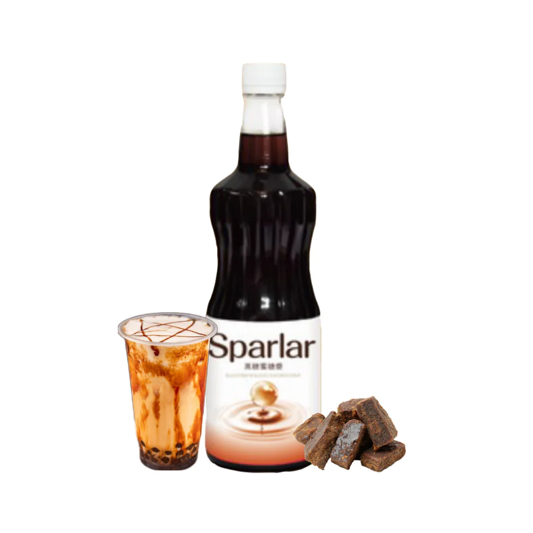 LMC Taiwan Supplier Sparlar Muscovado Brown Sugar Syrup for Bubble Tea Milk Tea