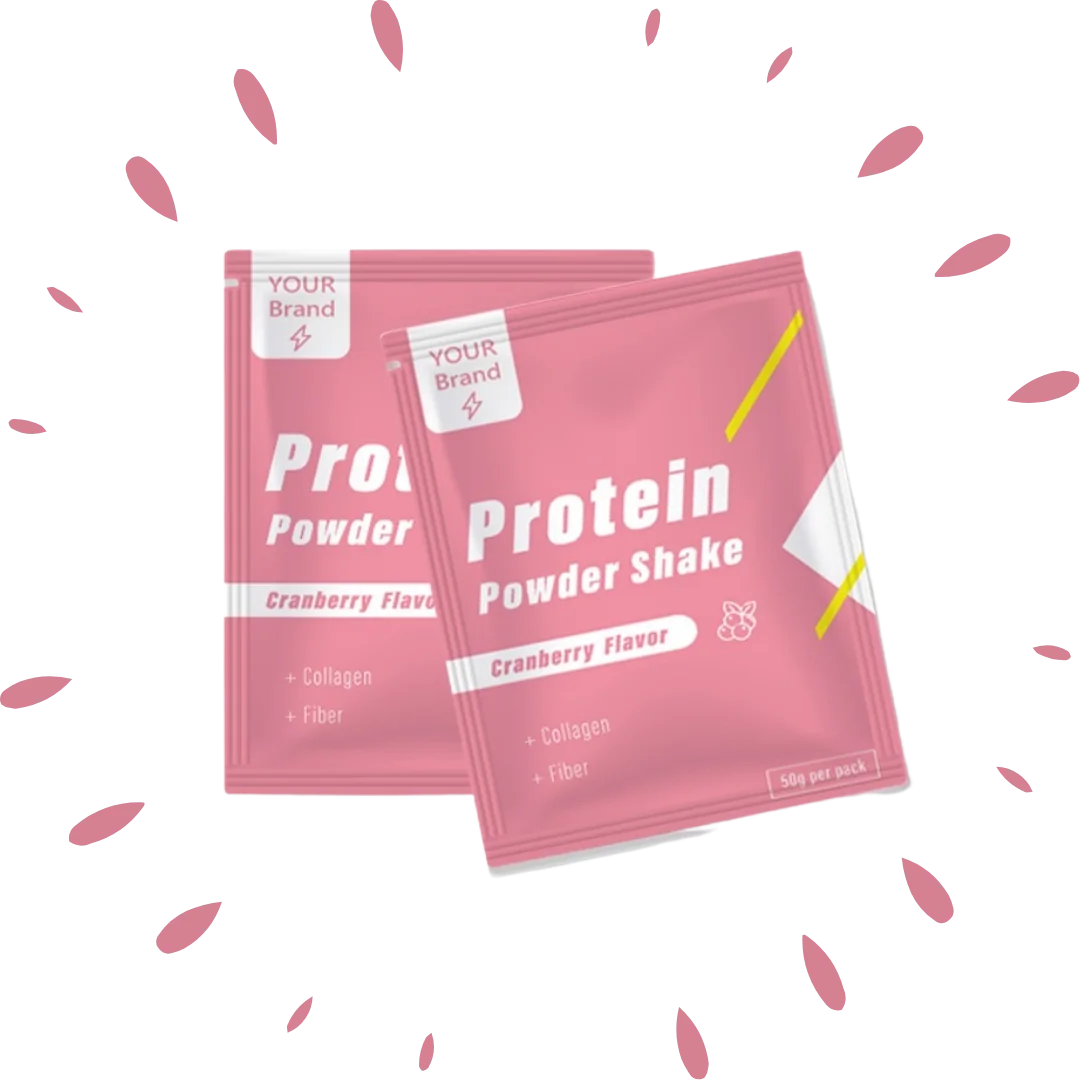 Rich in protein and repair our muscle Cranberry Flavored Protein powder