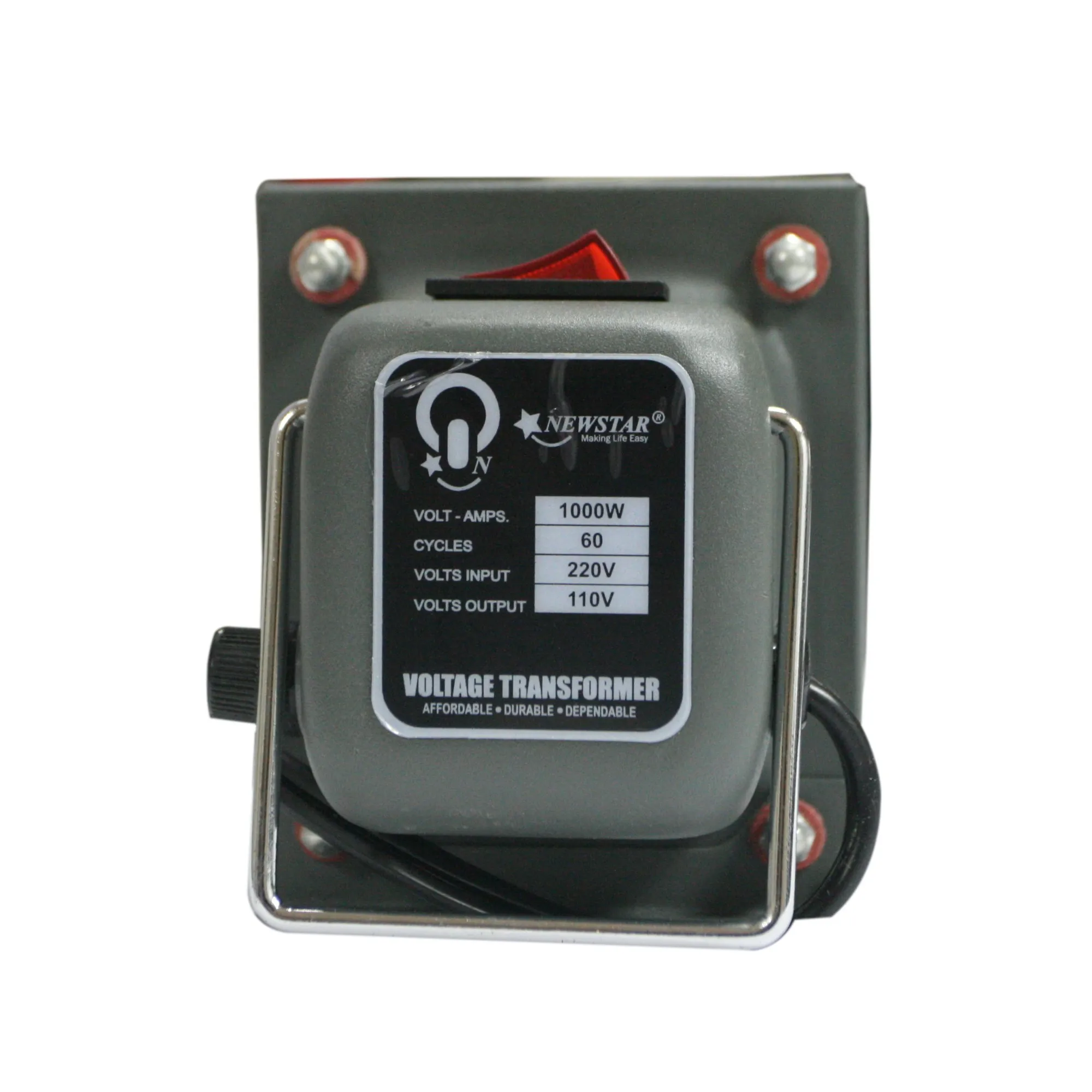 Newstar NVT-W1000/E оригинальный понижающий трансформатор 220VAC вход 110VAC выход 1000 Вт сверхмощный для бытовой техники