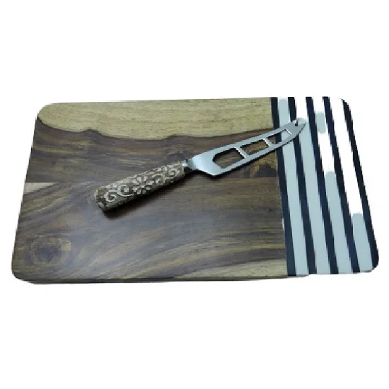  100% натуральная разделочная доска для овощей/сыра с элегантным ножом дома отеля и ресторана