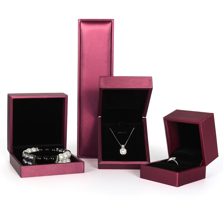 TA MINGREN Pu Leather Wholesale Custom Logo Elegante Cajas De Joyas Jewellery Packaging Box