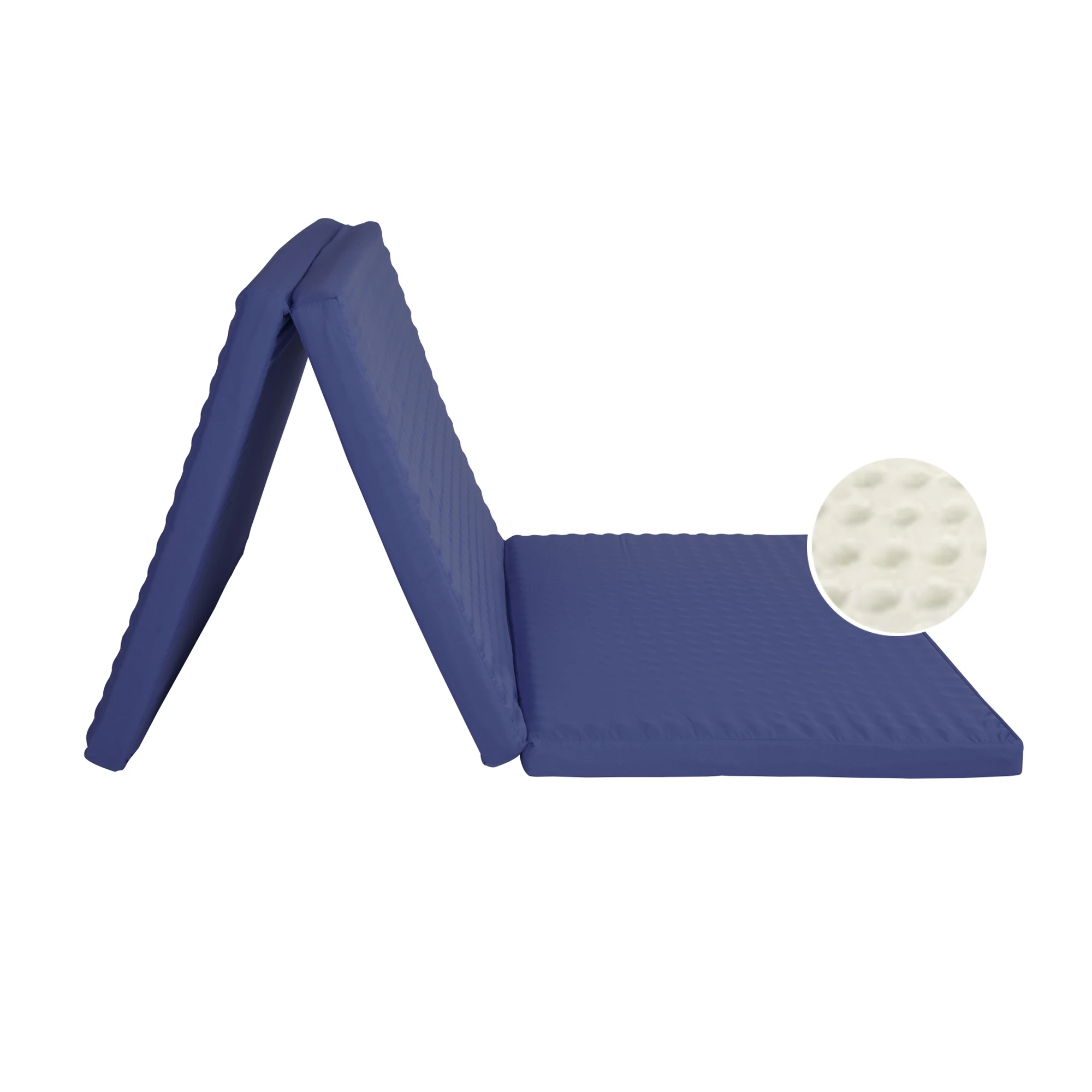 The Best Memory Foam Topper Customize Size of Mattress Topper Slow Recovery and Soft in Blue from Thailand