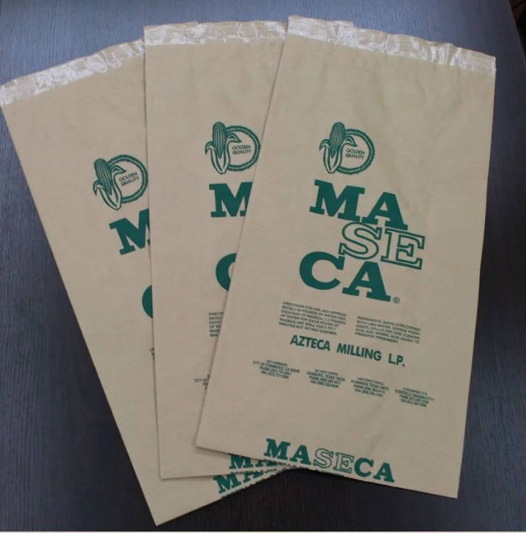 
kraft laminated PP woven Bags best factory price paper sack for cement , charcoal bag , feed bag 