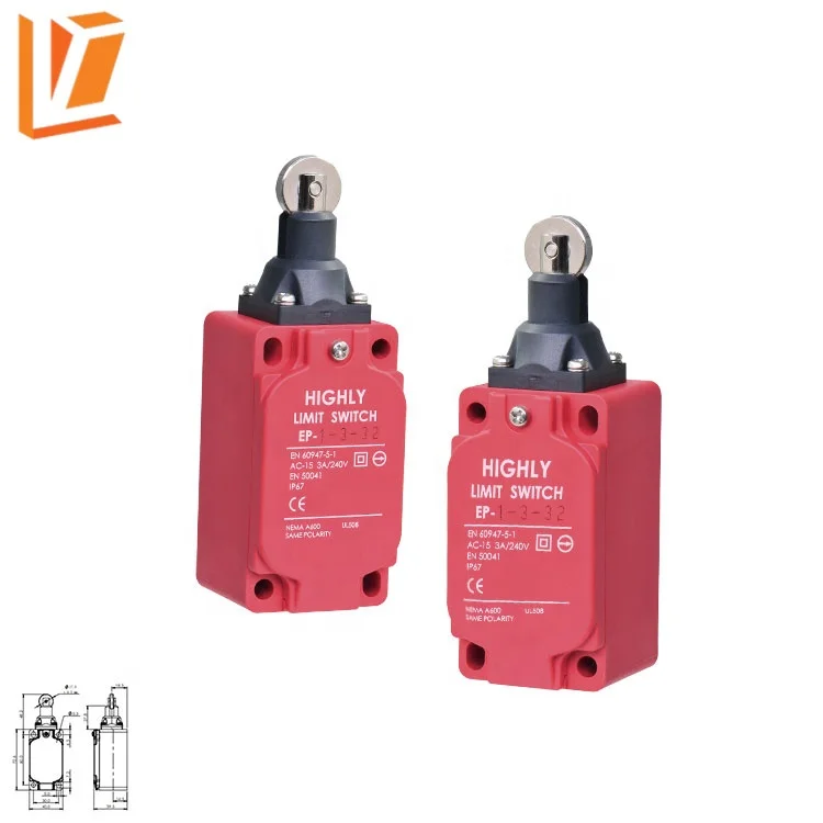 EP-2-3-32 Roller plunger type elevator nc limit switches