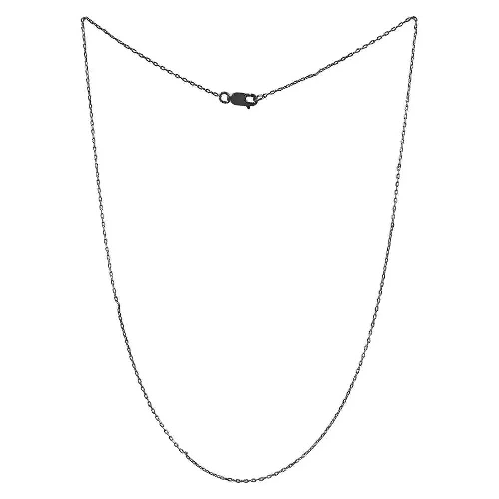 Luxury design plain chain  wholesale manufacturer of 925 sterling silver plain chain necklace top selling chain jewelry