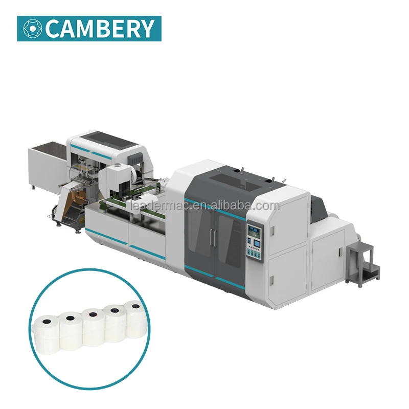 Hot Selling Fully Automatic Thermal Paper Rolls Slitting Rewinding Production Line