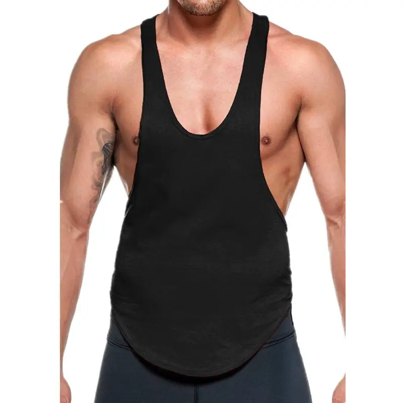 OEM Gym Singlets Mens Tank Tops S GYM Tank Top Sports Clothes Stringer Bodybuilding Fitness Men Fashion Custom Cotton Spandex