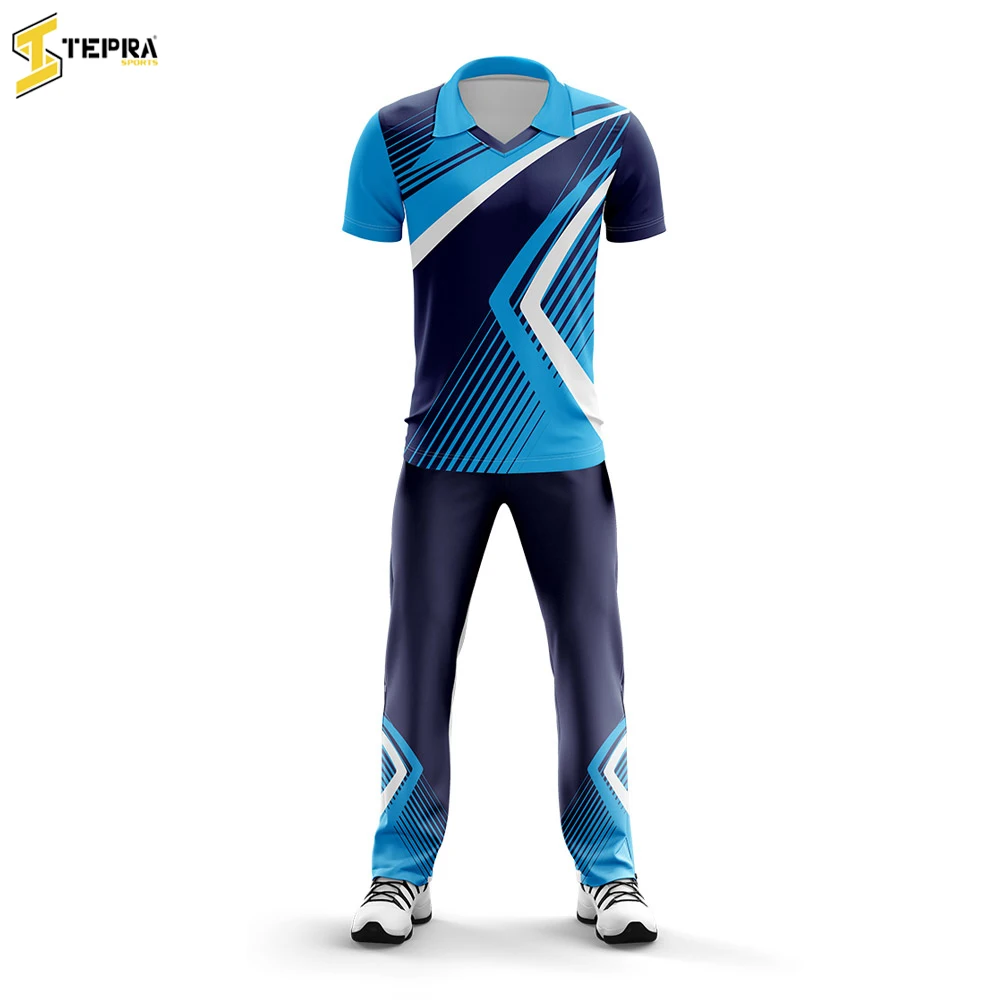 Униформа для крикета с сублимационной печатью новый комплект одежды футболка и брюки униформа