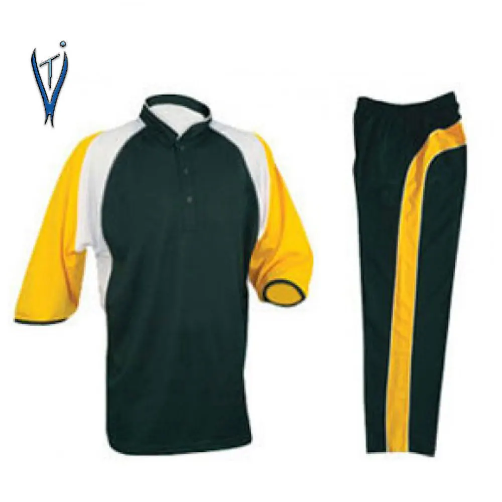 New pattern sublimated Pakistan cricket custom design cricket team uniform