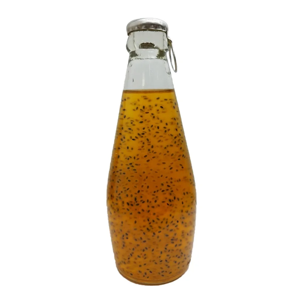  Высококачественный напиток из семян абрикосового базилика 290 мл для здоровья с сертификацией GMP HACCP ISO Таиланда