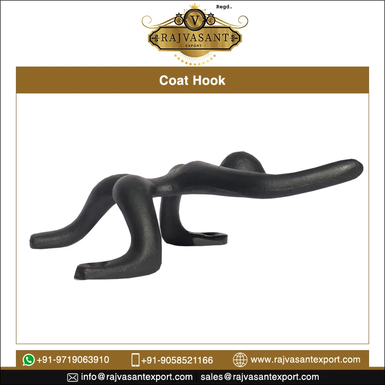 Strong Material Wall Door Hanger Hook Pattern Cast Iron Vintage Design Climbing Man Coat Hook Hooks & Rails Metal Modern Support