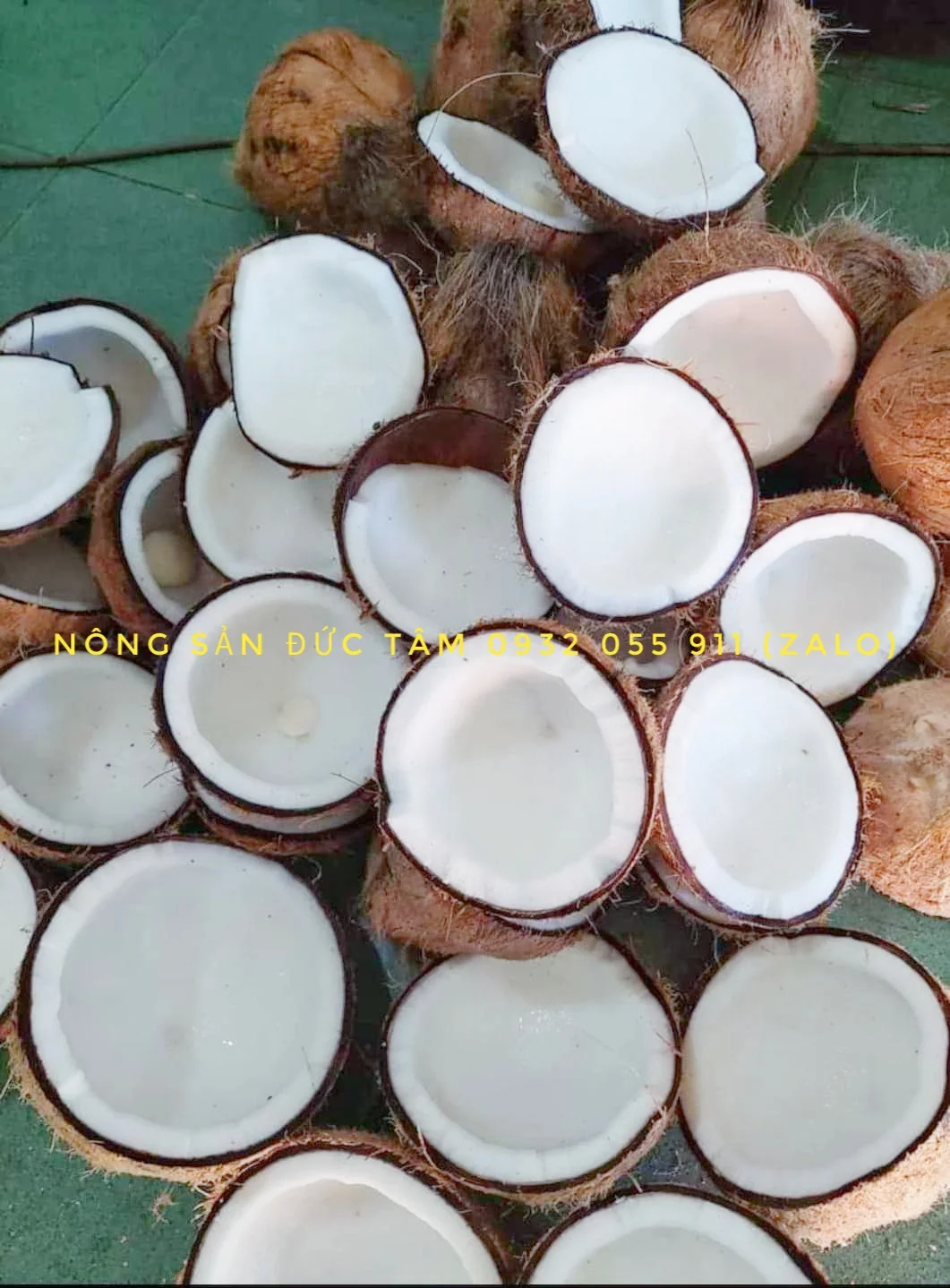 Полуочищенный кокос сделано во Вьетнаме