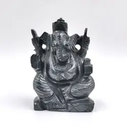 2022 New Design Hematite Ganesh Resin Hindu God Ganapati Small Ganesha Lord  Ganesh Idol Statue Ganesha