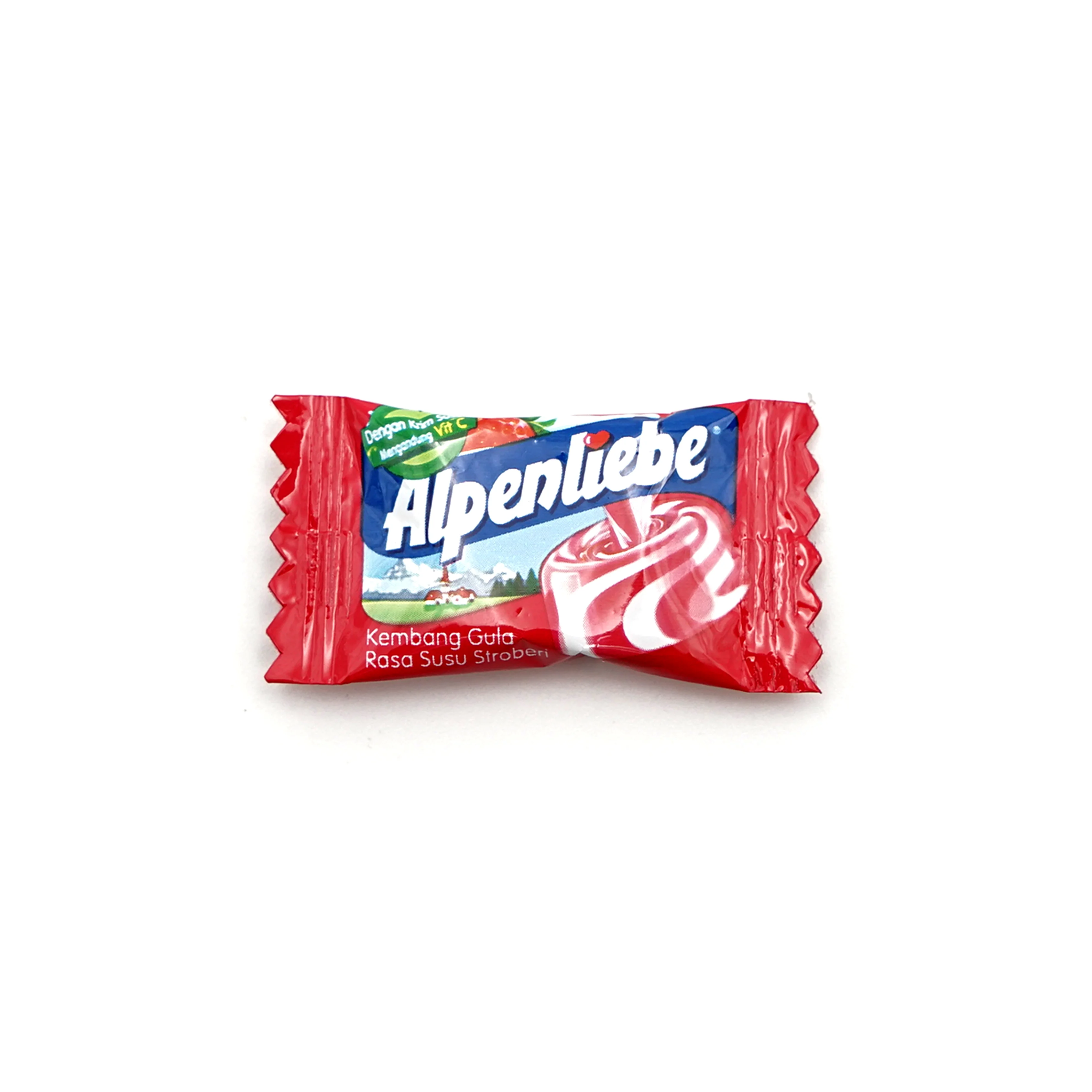 
Super Quality Alpenliebe Strawberry Candy 112g With Caramel with Healthy Milk 