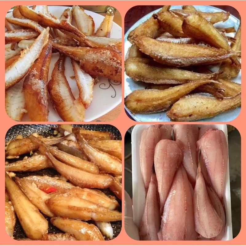 Wholesale Vietnam Supplier OCOP Air-dried 12 Months Natural Body Dried Orange Flying Fish with Vacuum Packaging