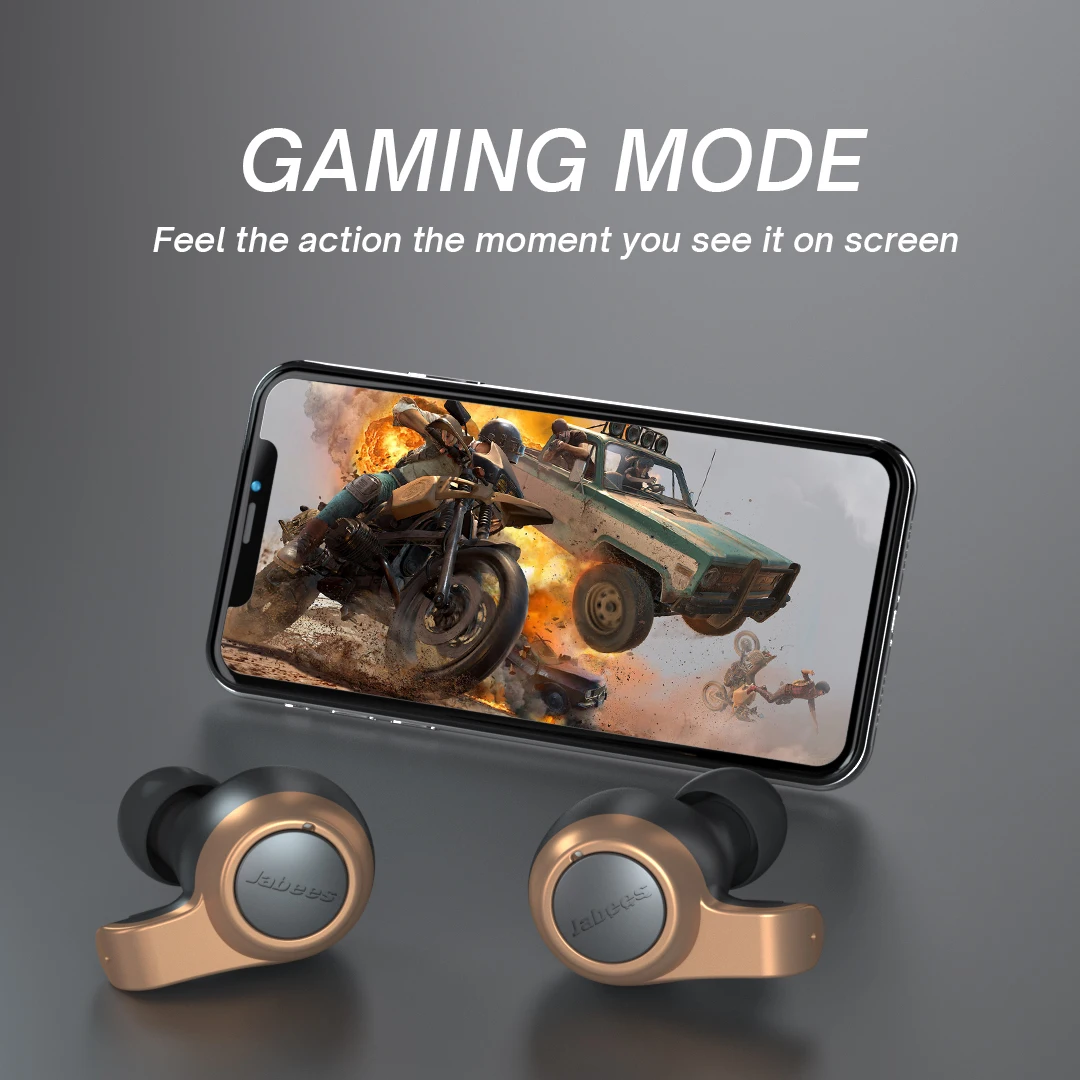 V5.2 Bluetooth Headphones Transparency Mode APTX Low Latency Gaming Headset with Mic TWS Earbuds Mono Earphone Wholesale Price