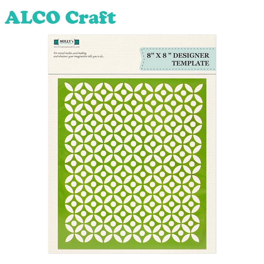 Beautiful flower custom stencil designs for DIY craft