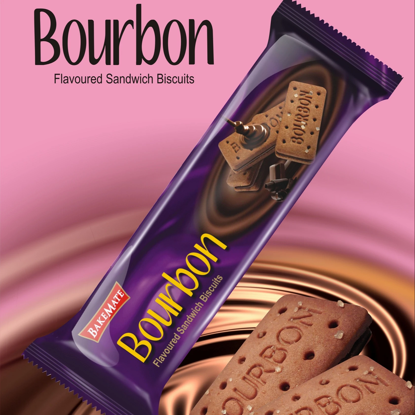 Hot selling Bourbon Biscuits 175 gms at whole sale price