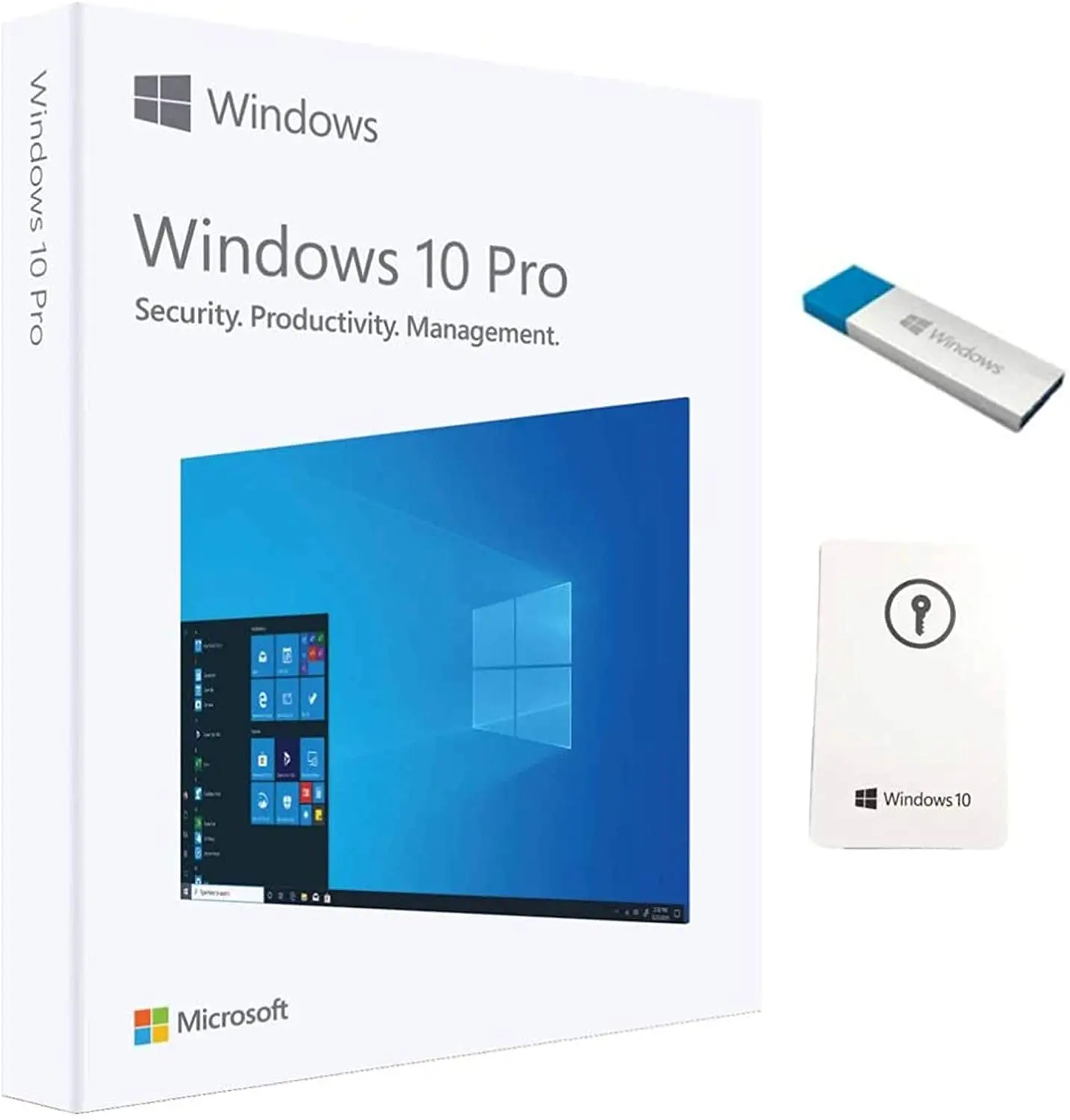 Windows 10 Pro USB FPP Retail Box 32 64bit international version