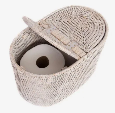 Самый продаваемый набор корзин для хранения и органайзера для ванной из натурального ротанга всех форм, размеров и цветов