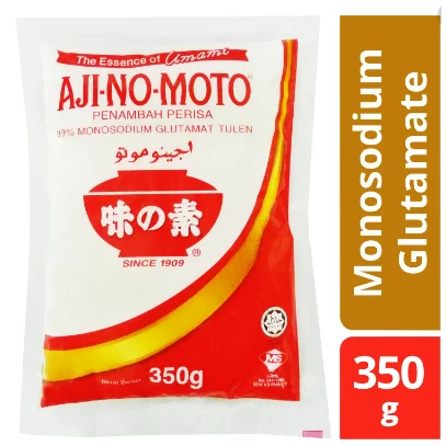 Good Quality Seasoning Clear Penambah Perisa Monosodium Glutamate MSG Tulen Bag 350g Supplier Small Quantity Order