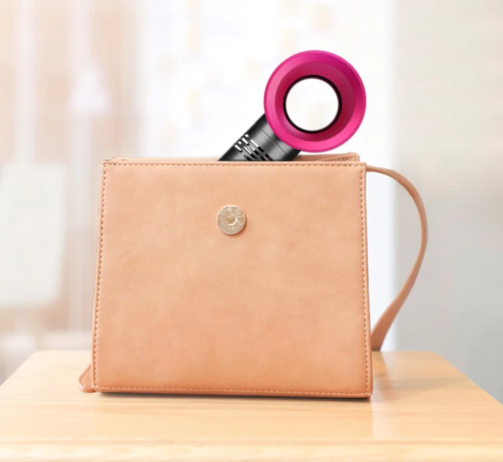 Amazon Hot Selling Portable Rechargeable Handheld Bladeless Fan Mini USB Leafless Fan Bladeless Air Cooler