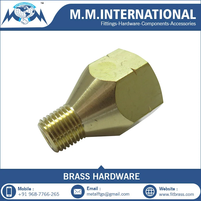 Brass Garden Hose Adaptor Brass Threaded Connector Hexagon Hose Adaptor Fittings Water Connections
