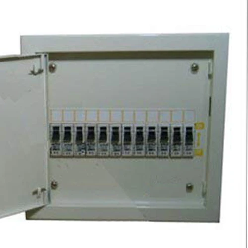 High Quality  Metal 12 Way TPN Double Door MCB Distribution Board (White, 1 Piece) Warranty : 1 Yr