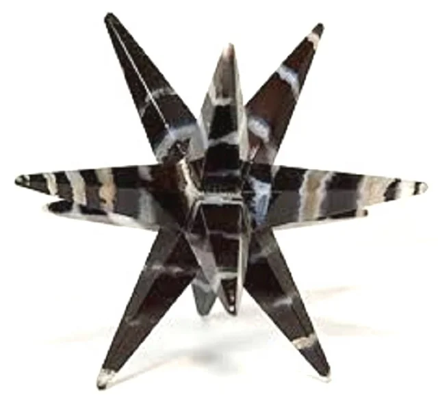 star Merkabah Zebara Agate 12 Point Merkabah star crystal Merkabah natural stone reiki healing gemstone wholesale