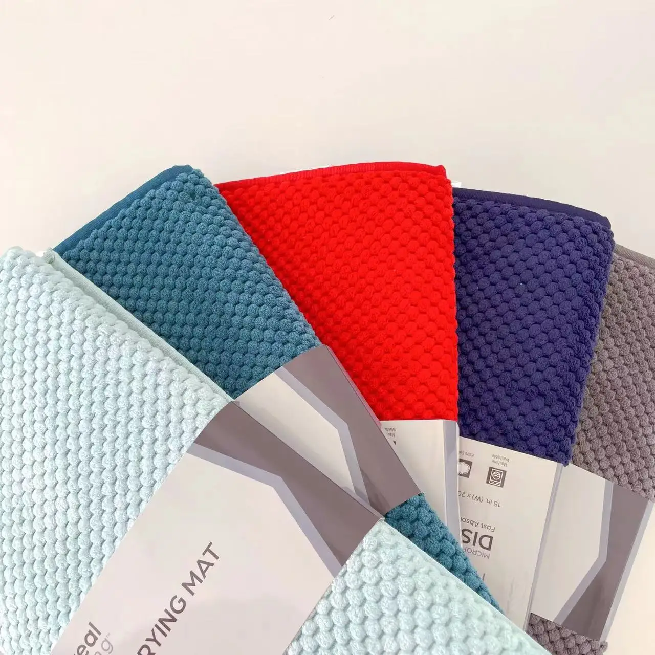 custom packaging dish drying mat for kitchen counter 2021 new dish drying mat for drying dishes by reliable manufacturer