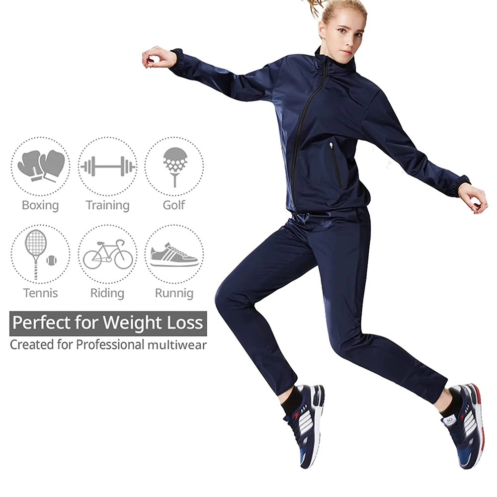 Wholesale High Quality Unisex Body Fitness PVC Sauna Suit For Lose Weight Sports Cheap Price Sauna Suit