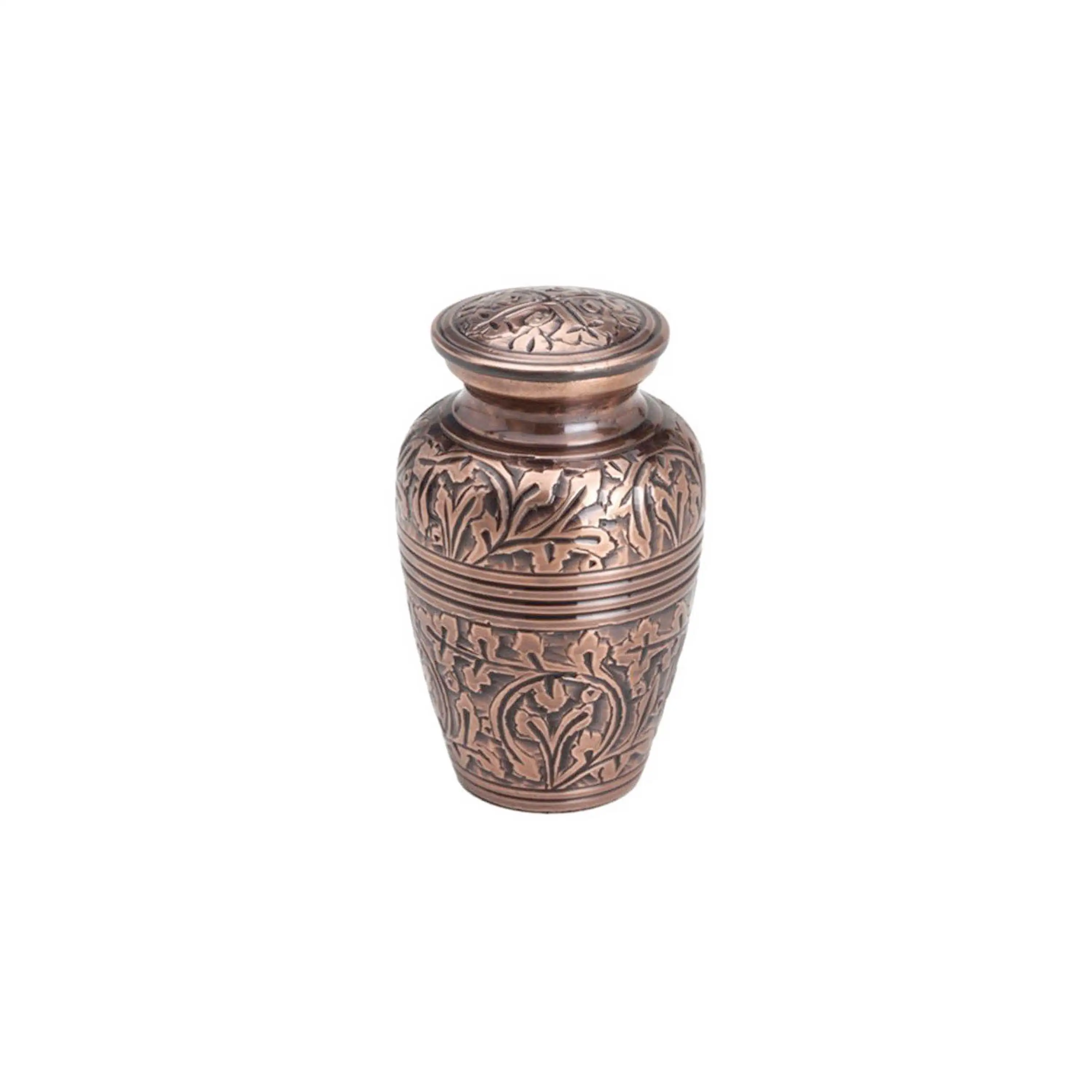 ROSE STEM KEEPSAKE CREMATION URN FUNERAL SUPPLIES BRASSWORLD INDIA
