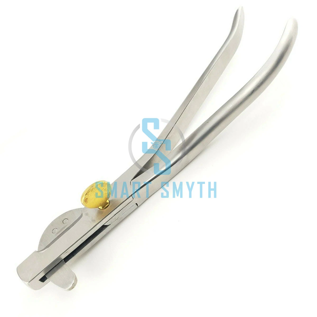 Tail Docking Emasculator 12 Double Crush Castration Veterinary Gold Tip & Key Veterinary Instruments