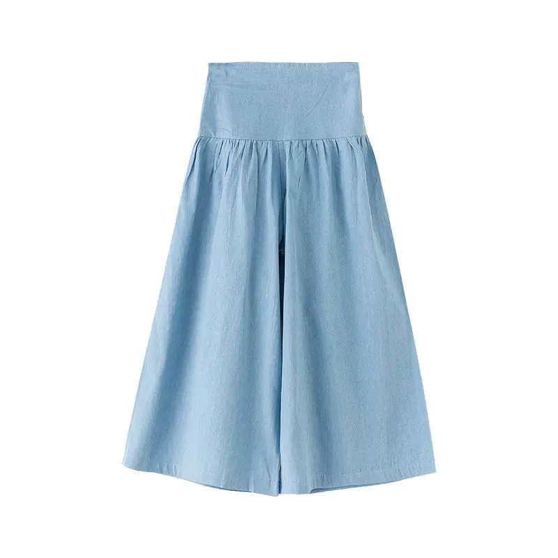 Summer Girl Suspender Pants Kids Clothing RTS Factory Direct Sale Top Design American Style Solid Color Pink Yellow Red OEM Anti