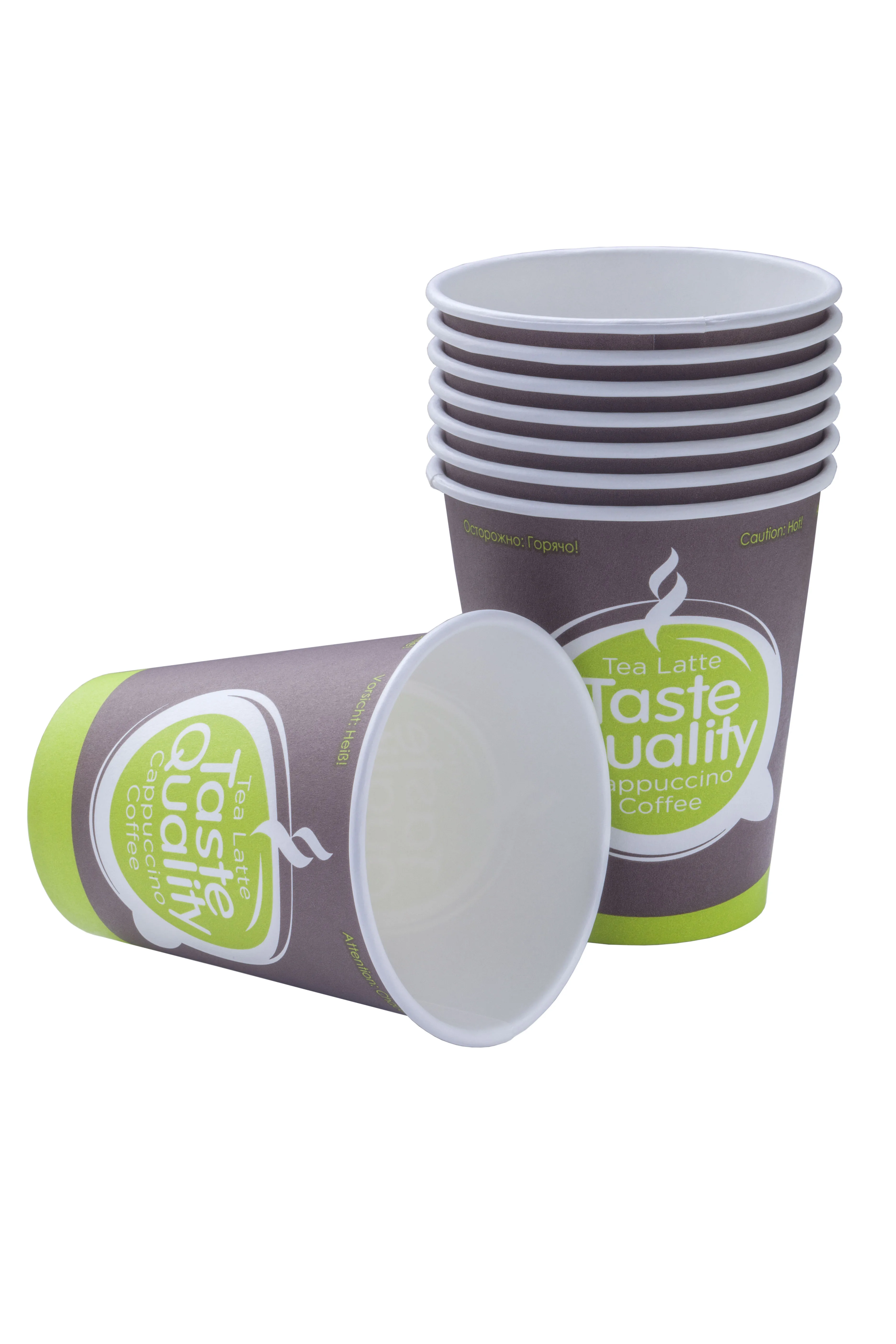 Disposable Single Wall Vending Paper Cup Total Black 150 ml 6 Oz Coffee Paper Cup Custom Printed Paper Cups