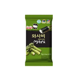 Eco Friendly Seaweed Korean Best Selling Captain Lee Seasoned Seaweed Mini Size (4 different flavors) Made in Korea)