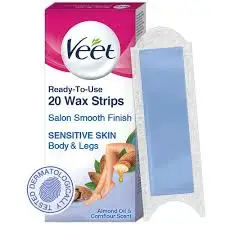 Восковые полоски Veet для сухой кожи полный набор восковых полосок