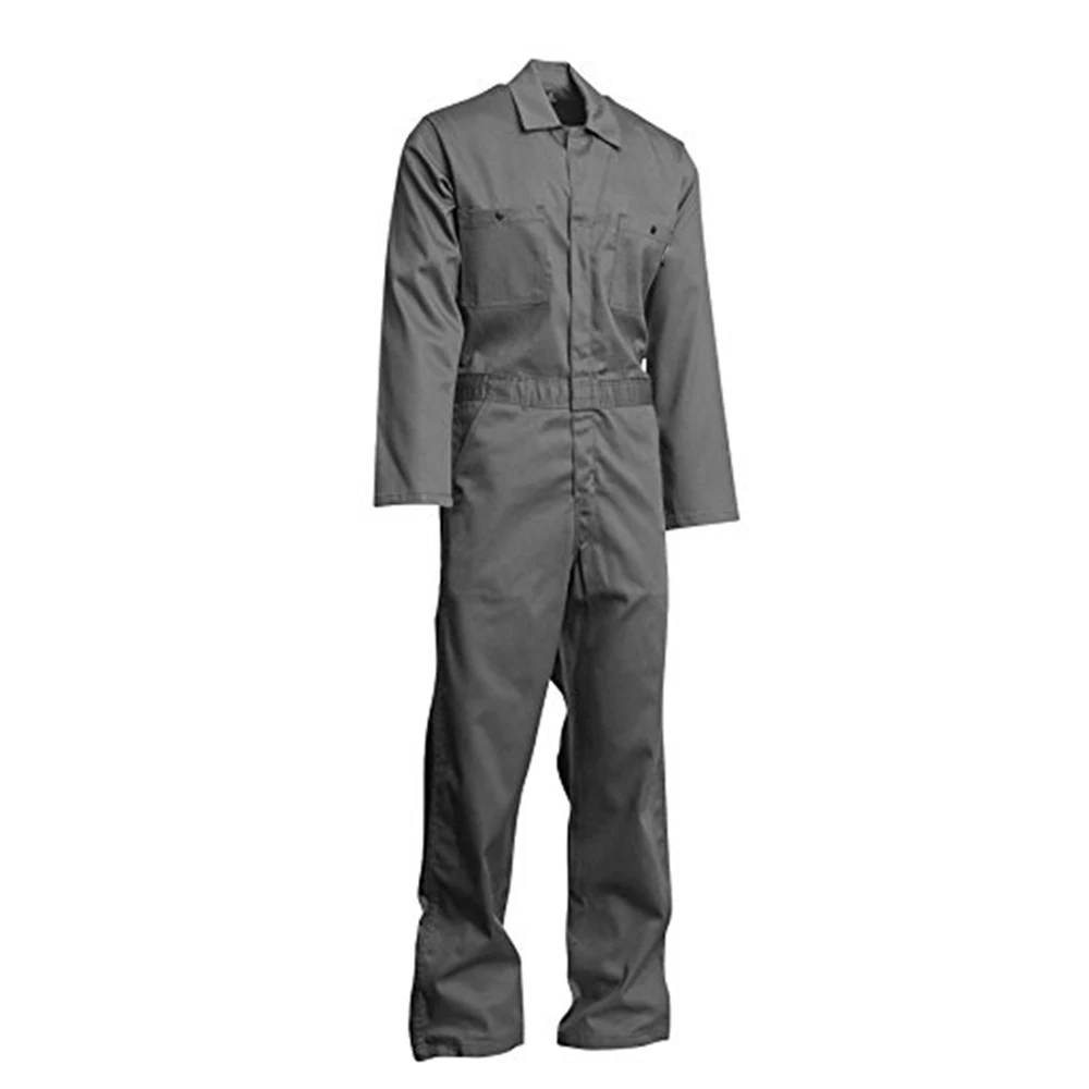 Wholesale  Coverall Zipped cotton/polyester Work Wear Reflective Safety Suit