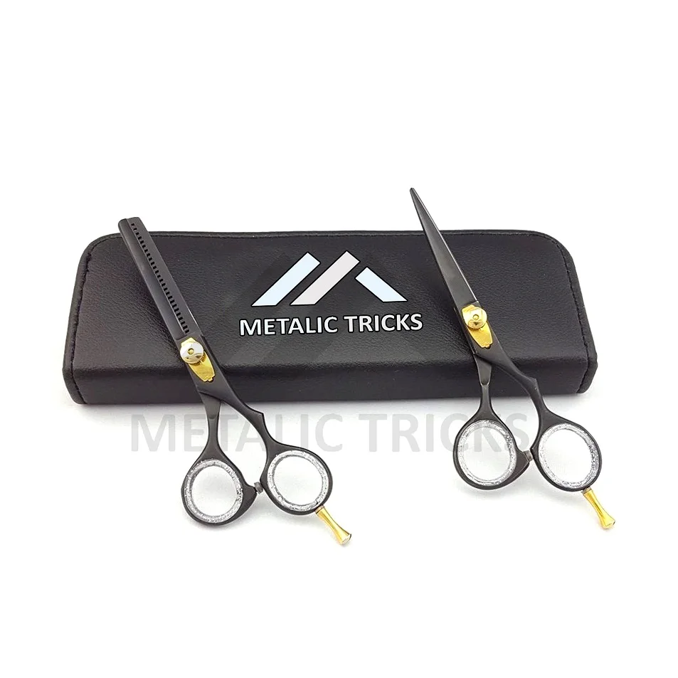 
Professional Barber Thinning/Texturing Scissors/Shears 5.5 Inch Barber Scissor set 