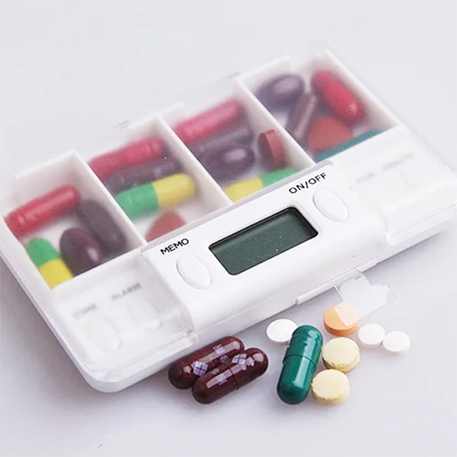 Digital Multi-function Pill Box Timer with Alarm