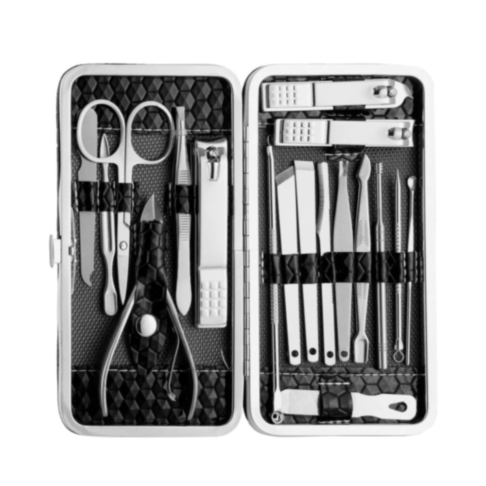  Набор кусачек для ногтей 7 шт. маникюрный набор из нержавеющей стали 12