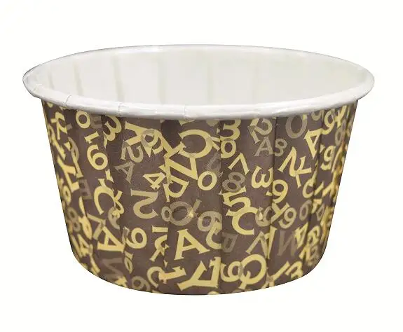 Wholesale Printing Design Round Paper Cups Cupcake Muffin Liners