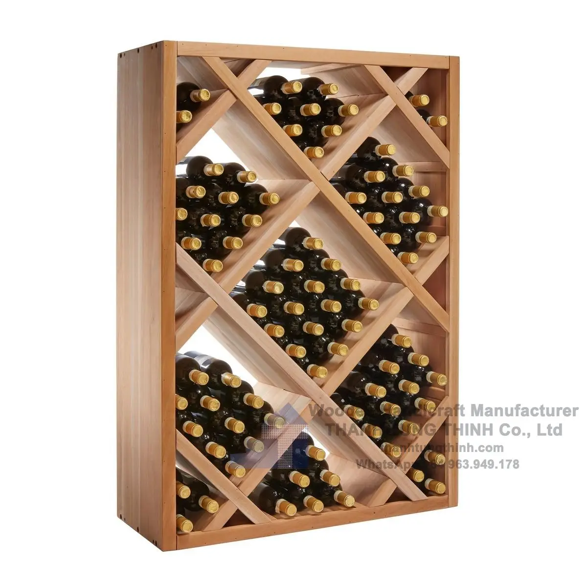 Wooden wine display rack wine holder bottle wine racks for wholesale WhatsApp: +84 961005832