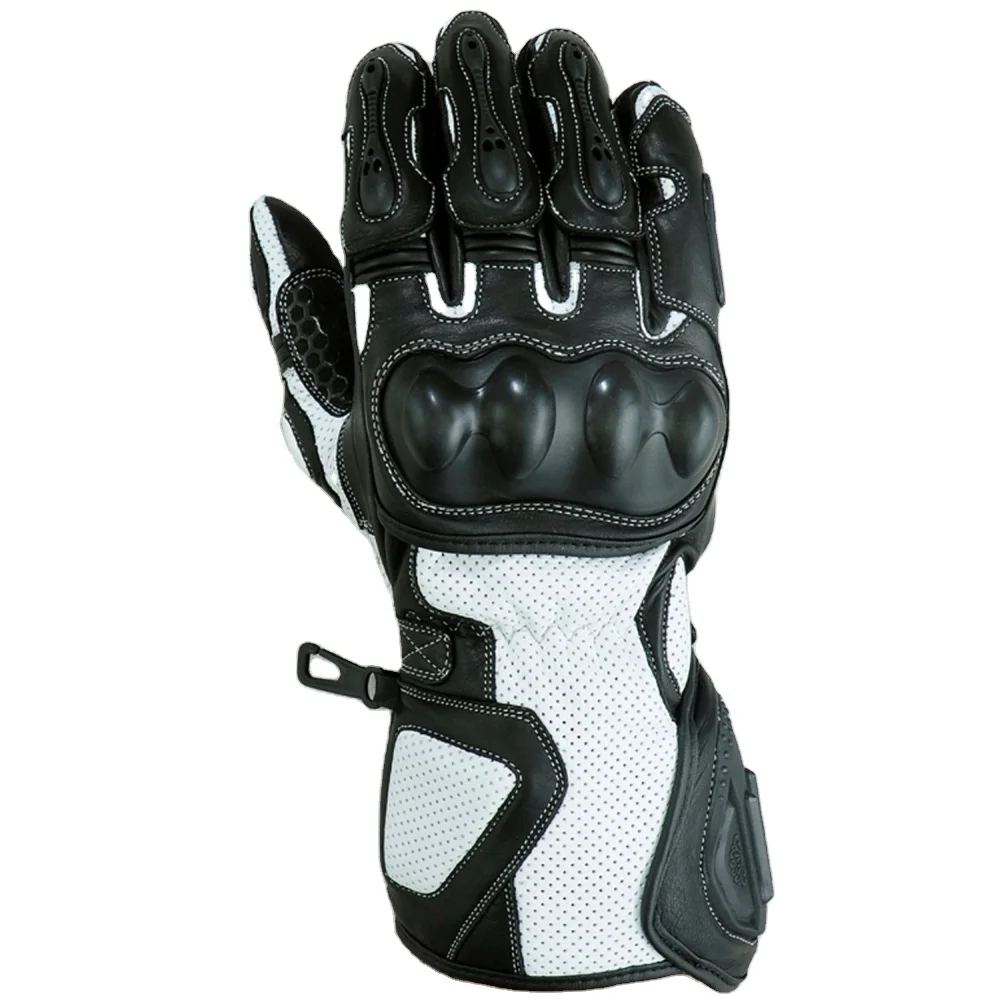 High quality new style Motorbike Genuine leather gloves for racing custom logo and color available USA