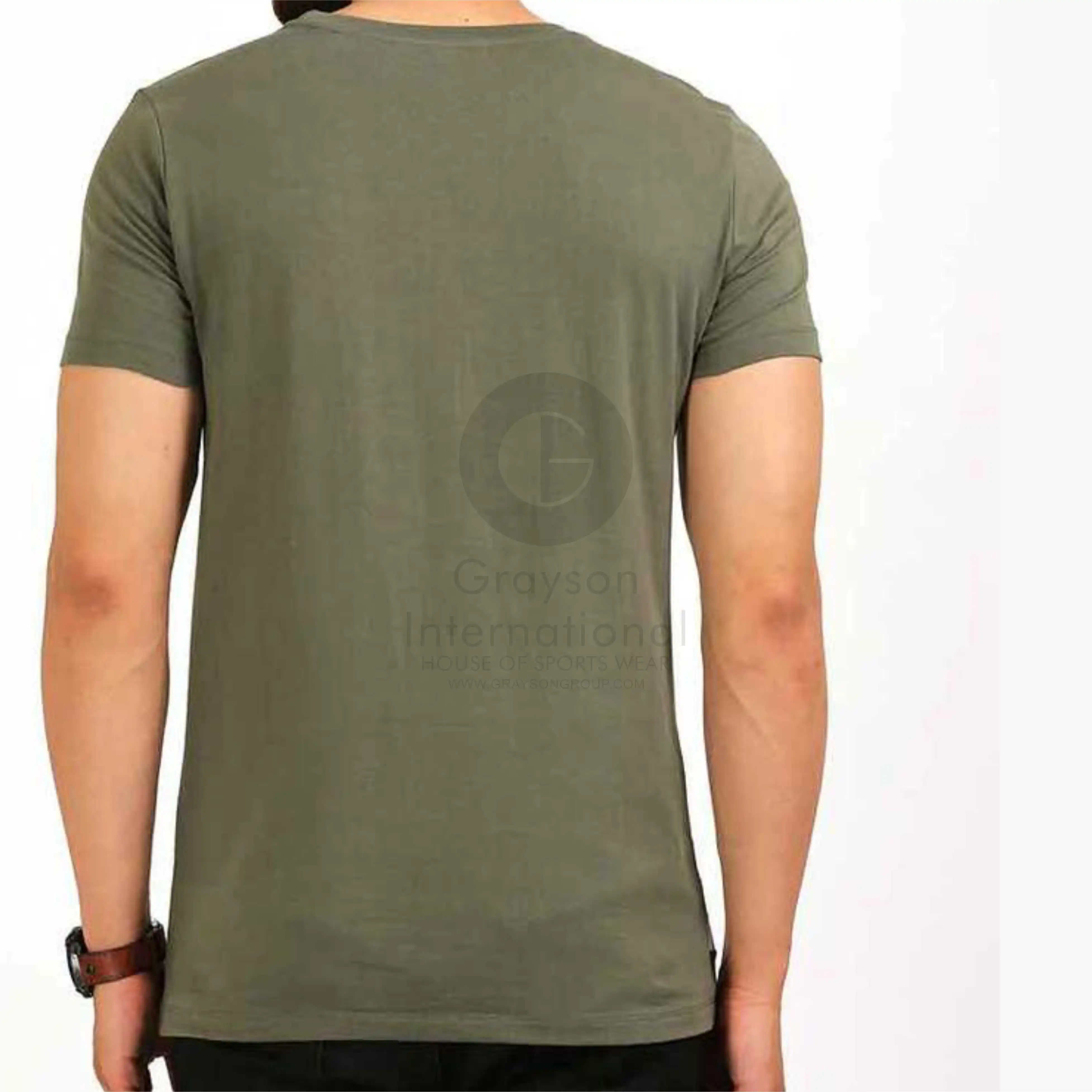 T-shirt Short T Shirt Unisex Custom Print Your Brand Logo T-shirt 100% Cotton Casual Short Sleeve  Fit Gym Tops