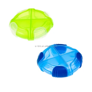 Портативный мини 4 слота круглая коробка для таблеток пастильеро аптеки рекламный подарок