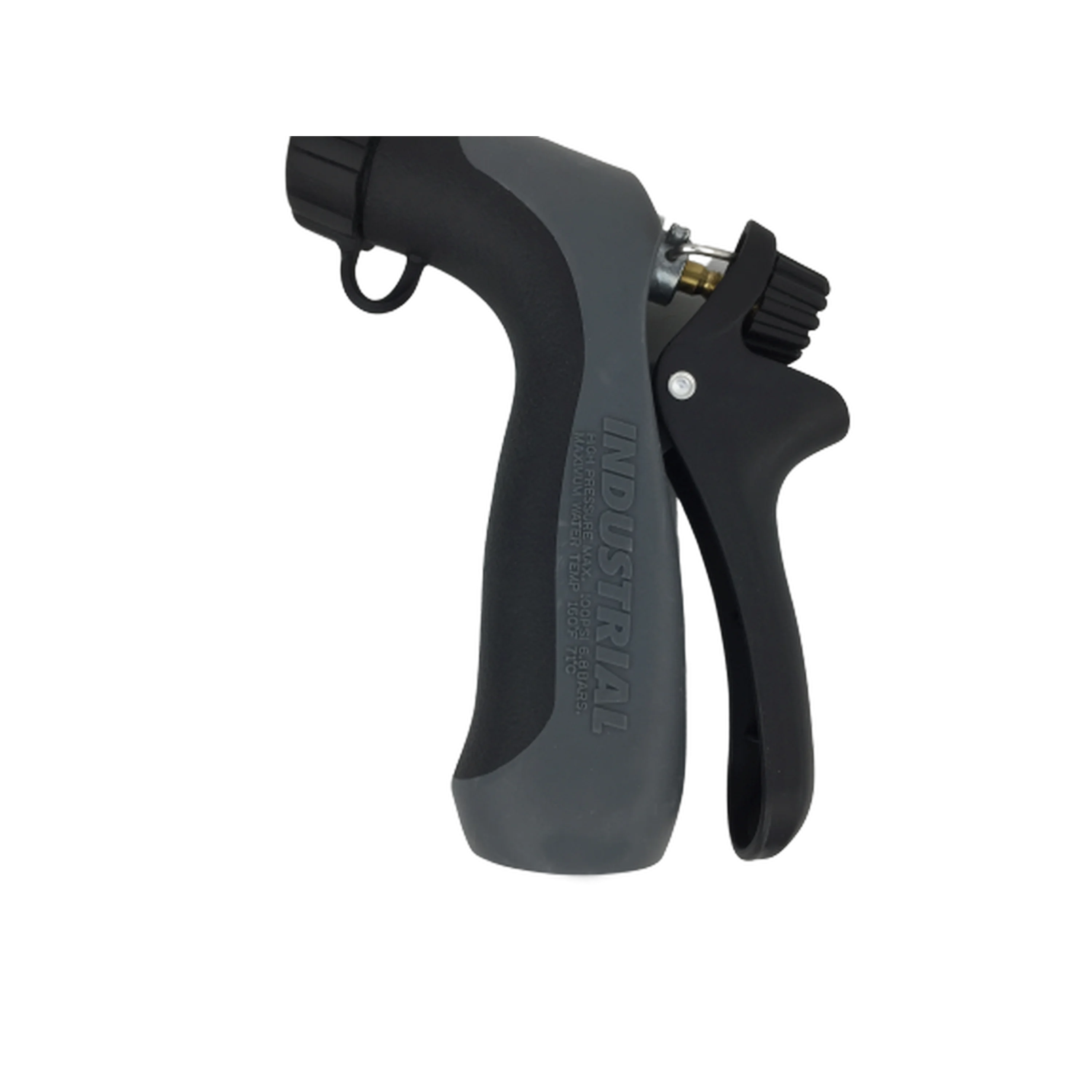 Industrial Insulated Grip Hose Nozzle Rear Trigger Threaded Front for Attaching Watering Accessories Strong Pattern for Car Wash